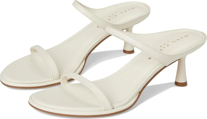 Marc Fisher LTD Alonde Women's Sandals White Leather : 10 M