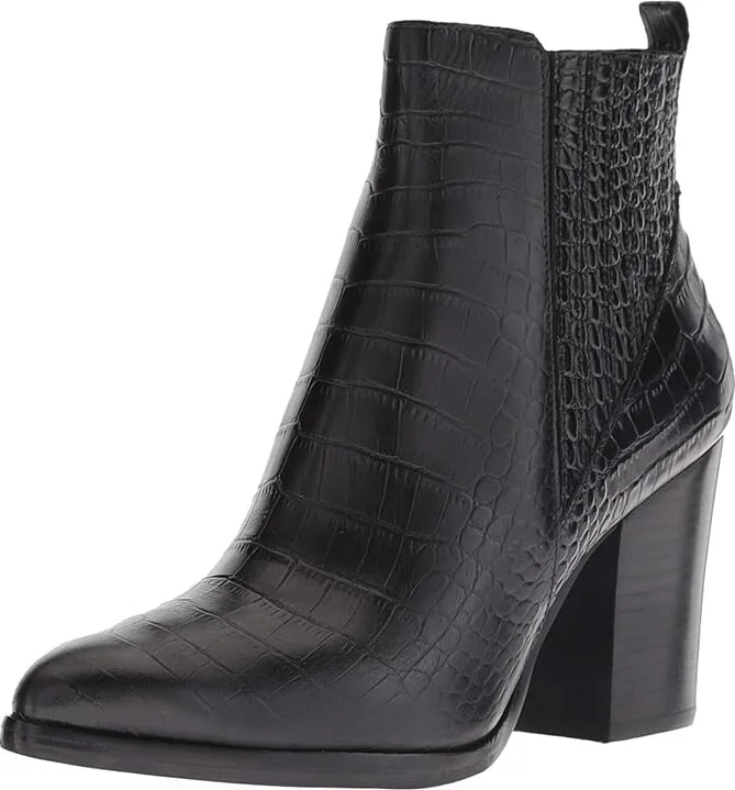 Marc Fisher LTD Alva Women's Shoes Black Croco : 6 M, Leather/Suede - Image 2