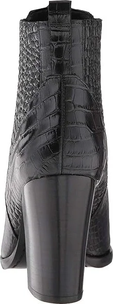 Marc Fisher LTD Alva Women's Shoes Black Croco : 6 M, Leather/Suede - Image 5