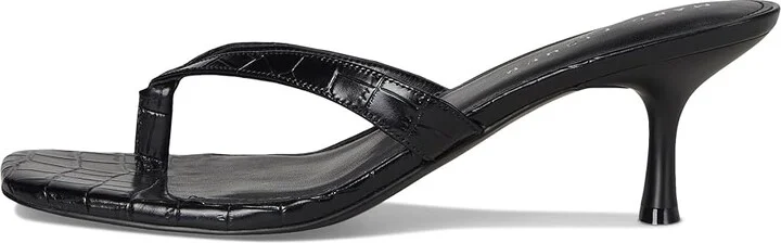 Marc Fisher LTD Amelea Women's Dress Sandals Black Croco Leather : 10 M - Image 6
