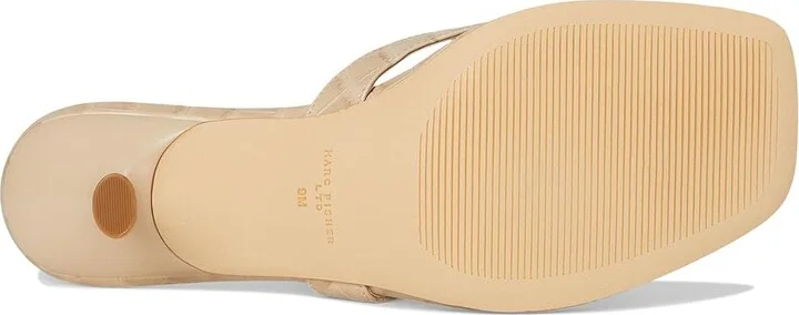 Marc Fisher LTD Amelea Women's Dress Sandals Medium Natural Croco Leather : 10 M - Image 3