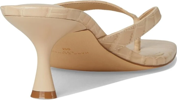 Marc Fisher LTD Amelea Women's Dress Sandals Medium Natural Croco Leather : 10 M - Image 4
