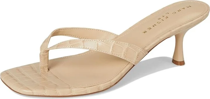 Marc Fisher LTD Amelea Women's Dress Sandals Medium Natural Croco Leather : 10 M - Image 5