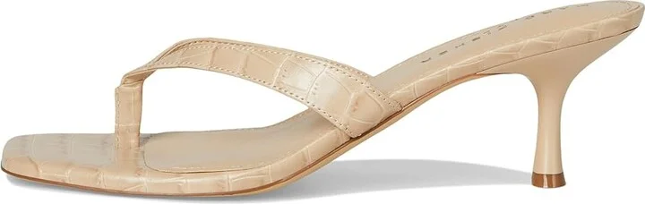 Marc Fisher LTD Amelea Women's Dress Sandals Medium Natural Croco Leather : 10 M - Image 6