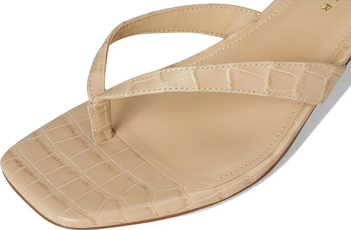 Marc Fisher LTD Amelea Women's Dress Sandals Medium Natural Croco Leather : 10 M - Image 7