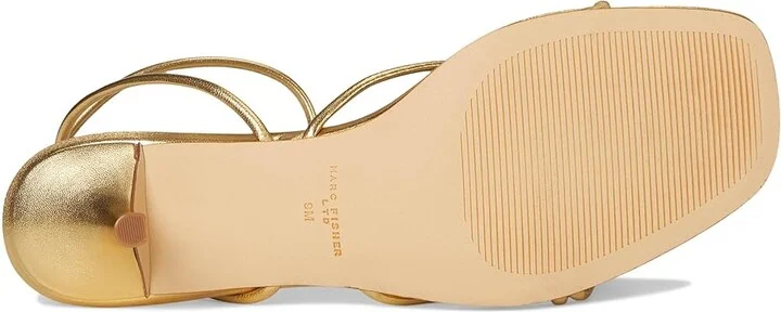 Marc Fisher LTD Ballen Women's Wedge Shoes Gold Leather : 6.5 M - Image 3