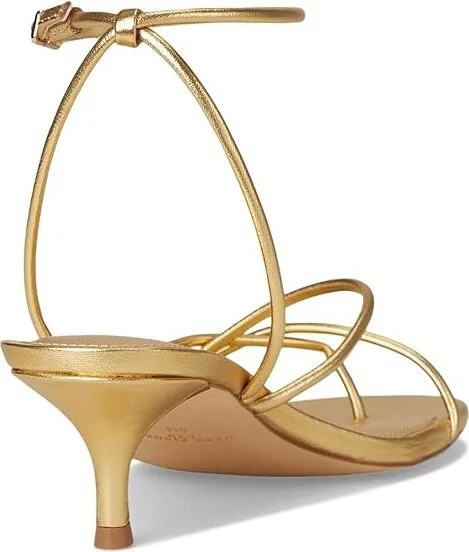 Marc Fisher LTD Ballen Women's Wedge Shoes Gold Leather : 6.5 M - Image 4
