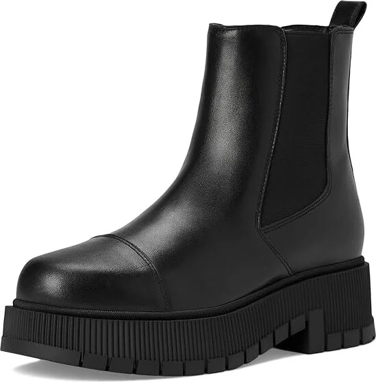 Marc Fisher LTD Bermida Women's Boots Black Leather : 9.5 M, Leather/Suede/Synthetic - Image 5