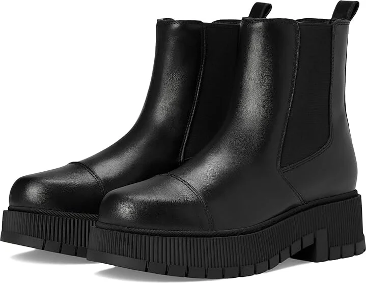 Marc Fisher LTD Bermida Women's Boots Black Leather : 9.5 M, Leather/Suede/Synthetic