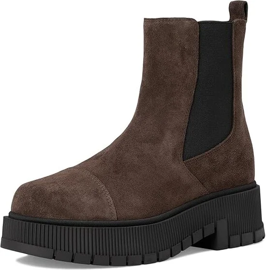 Marc Fisher LTD Bermida Women's Boots Dark Brown Suede : 9.5 M, Leather/Suede/Synthetic - Image 5
