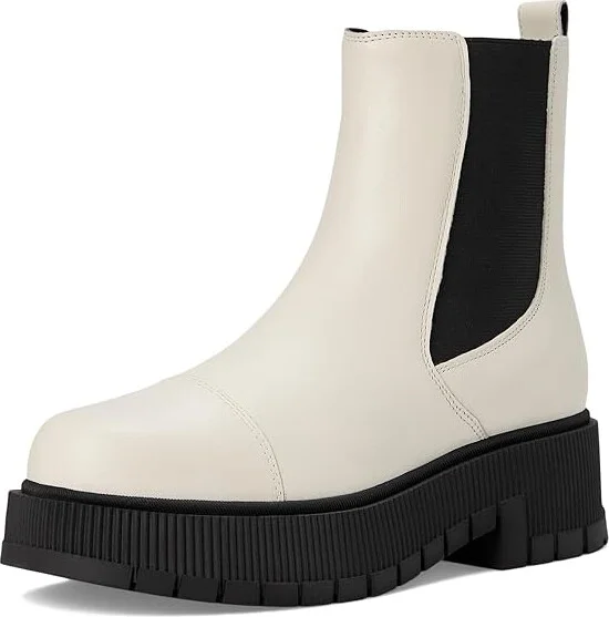 Marc Fisher LTD Bermida Women's Boots Ivory : 5 M, Leather/Suede/Synthetic - Image 5