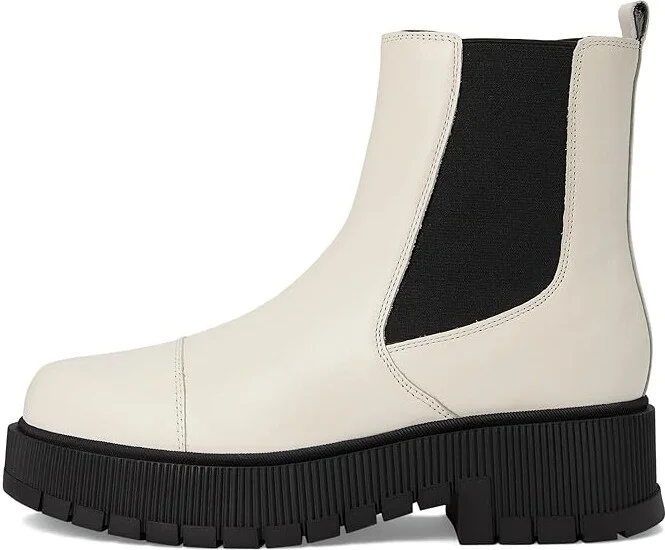 Marc Fisher LTD Bermida Women's Boots Ivory : 5 M, Leather/Suede/Synthetic - Image 6