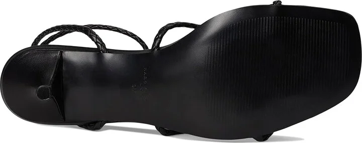 Marc Fisher LTD Beylee Women's Dress Sandals Black Leather : 8.5 M, Rubber/Synthetic - Image 3