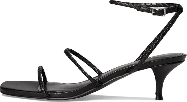 Marc Fisher LTD Beylee Women's Dress Sandals Black Leather : 8.5 M, Rubber/Synthetic - Image 6