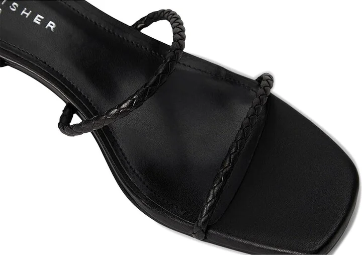 Marc Fisher LTD Beylee Women's Dress Sandals Black Leather : 8.5 M, Rubber/Synthetic - Image 7