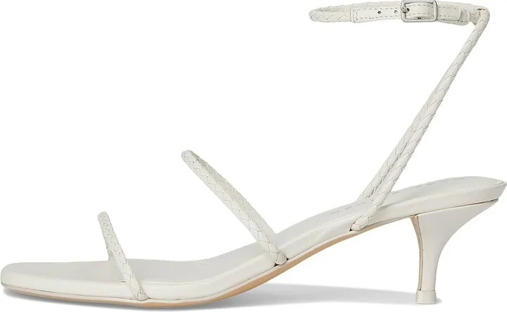 Marc Fisher LTD Beylee Women's Dress Sandals Cream Leather : 7.5 M, Rubber/Synthetic - Image 6