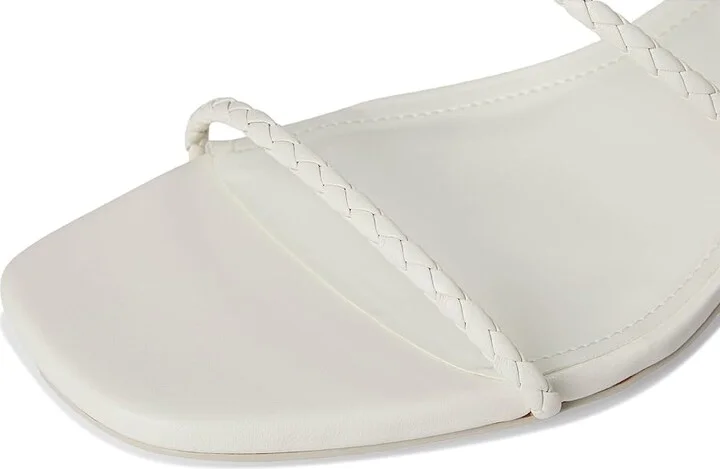 Marc Fisher LTD Beylee Women's Dress Sandals Cream Leather : 7.5 M, Rubber/Synthetic - Image 7