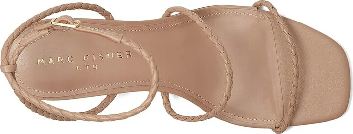 Marc Fisher LTD Beylee Women's Dress Sandals Medium Natural Leather : 8 M, Rubber/Synthetic - Image 2