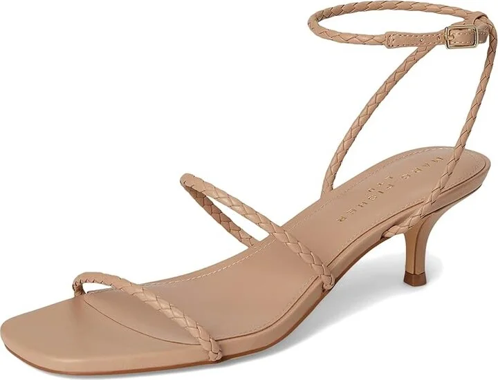 Marc Fisher LTD Beylee Women's Dress Sandals Medium Natural Leather : 8 M, Rubber/Synthetic - Image 5