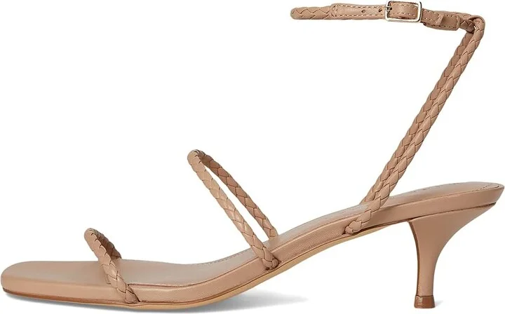 Marc Fisher LTD Beylee Women's Dress Sandals Medium Natural Leather : 8 M, Rubber/Synthetic - Image 6