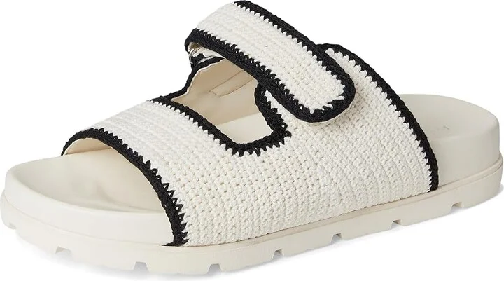 Marc Fisher LTD Brinleys Women's Dress Sandals Cream/Black : 6 M, Synthetic - Image 5