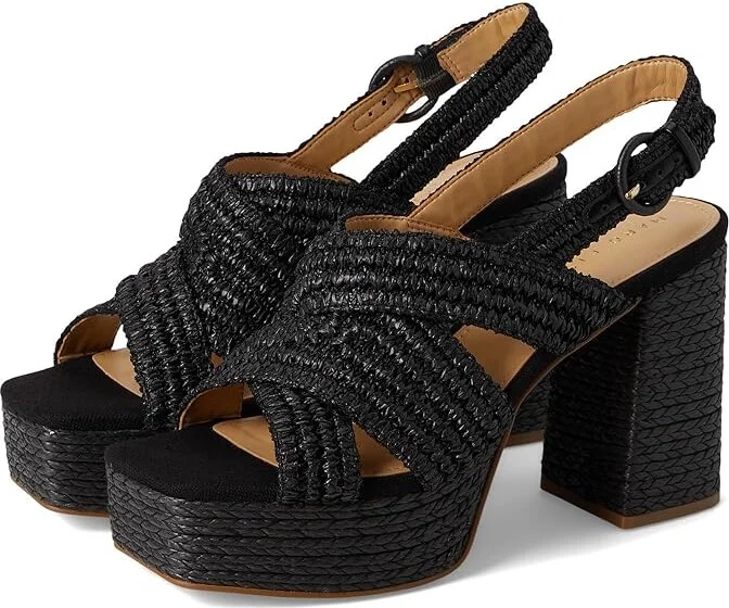 Marc Fisher LTD Caddy Women's Wedge Shoes Black : 11 M, Synthetic