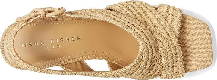 Marc Fisher LTD Caddy Women's Wedge Shoes Light Natural : 9.5 M, Synthetic - Image 2