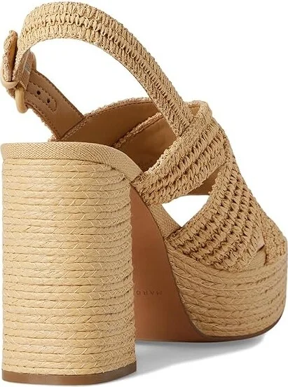 Marc Fisher LTD Caddy Women's Wedge Shoes Light Natural : 9.5 M, Synthetic - Image 4
