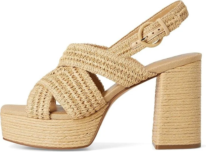 Marc Fisher LTD Caddy Women's Wedge Shoes Light Natural : 9.5 M, Synthetic - Image 6