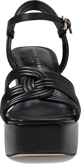 Marc Fisher LTD Cairo Women's Sandals Black Leather : 10 M, Leather/Rubber - Image 2