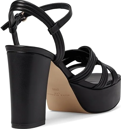 Marc Fisher LTD Cairo Women's Sandals Black Leather : 10 M, Leather/Rubber - Image 4