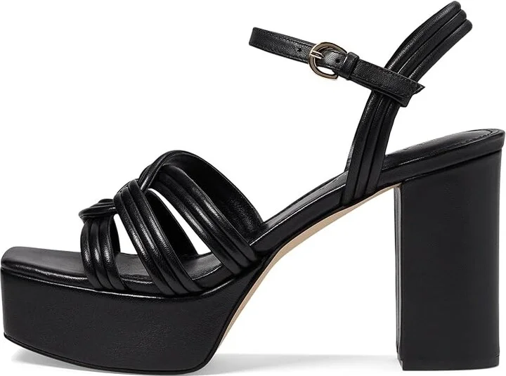 Marc Fisher LTD Cairo Women's Sandals Black Leather : 10 M, Leather/Rubber - Image 5