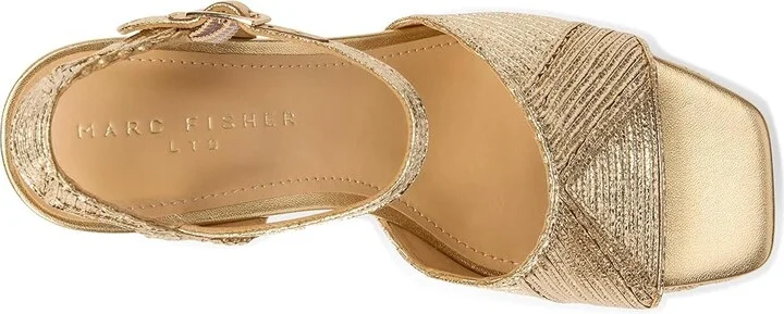 Marc Fisher LTD Calyn Women's Wedge Shoes Gold : 7 M - Image 2
