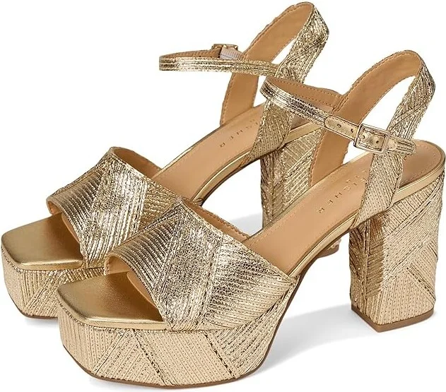 Marc Fisher LTD Calyn Women's Wedge Shoes Gold : 7 M