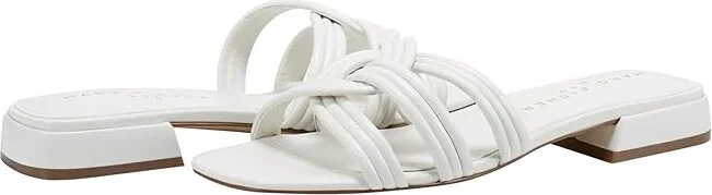 Marc Fisher LTD Casara Women's Sandals Ivory Leather1 : 9 M, Synthetic