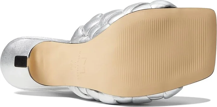 Marc Fisher LTD Dakina Women's Shoes Silver : 8.5 M, Leather - Image 3