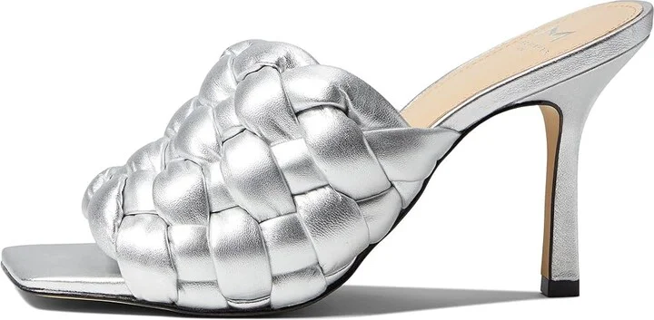 Marc Fisher LTD Dakina Women's Shoes Silver : 8.5 M, Leather - Image 5
