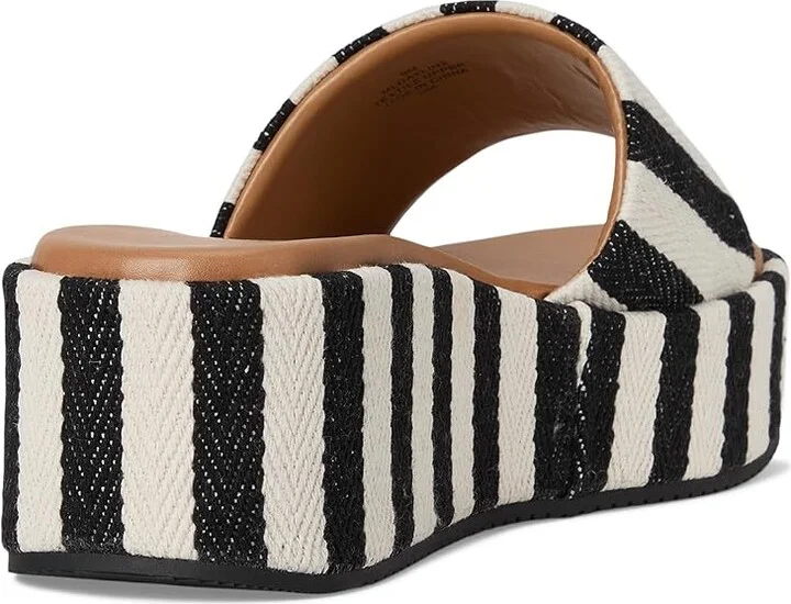 Marc Fisher LTD Daylin Women's Dress Sandals Black Stripe : 8 M, Synthetic - Image 4