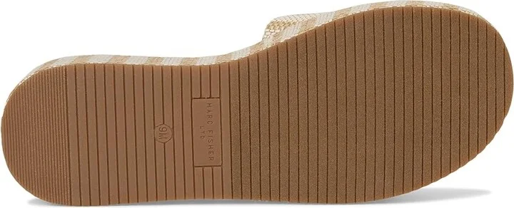 Marc Fisher LTD Daylin Women's Dress Sandals Light Natural Stripe : 10 M, Synthetic - Image 3
