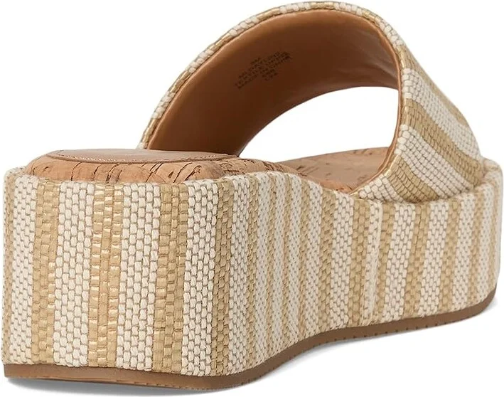 Marc Fisher LTD Daylin Women's Dress Sandals Light Natural Stripe : 10 M, Synthetic - Image 4