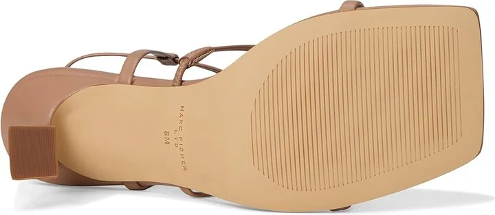 Marc Fisher LTD Dennie Women's Sandals Medium Natural Leather : 8 M - Image 3