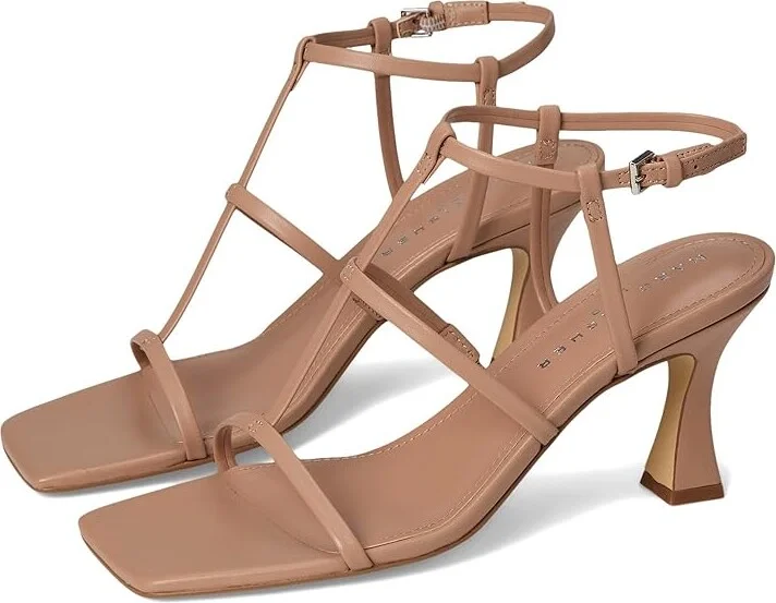 Marc Fisher LTD Dennie Women's Sandals Medium Natural Leather : 8 M