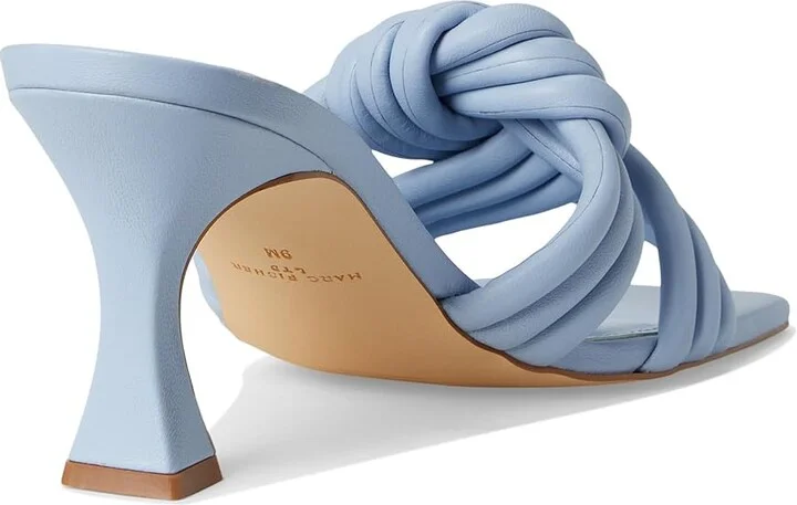 Marc Fisher LTD Dru Women's Wedge Shoes Light Blue Leather : 7.5 M - Image 4