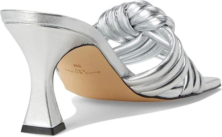 Marc Fisher LTD Dru Women's Wedge Shoes Silver Leather : 9 M - Image 4