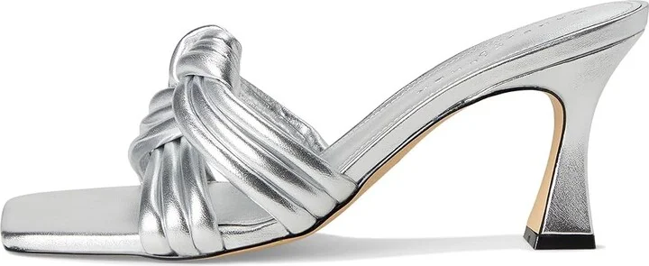 Marc Fisher LTD Dru Women's Wedge Shoes Silver Leather : 9 M - Image 6