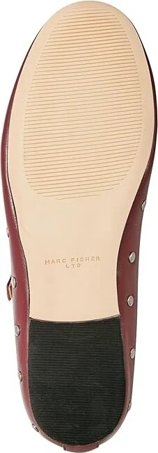 Marc Fisher LTD Elizza Women's Flat Shoes Red Leather : 9.5 M - Image 3