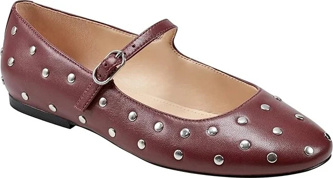 Marc Fisher LTD Elizza Women's Flat Shoes Red Leather : 9.5 M - Image 5