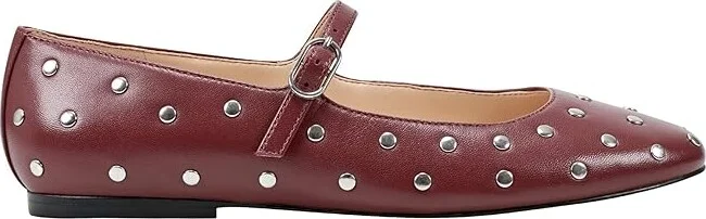 Marc Fisher LTD Elizza Women's Flat Shoes Red Leather : 9.5 M - Image 6