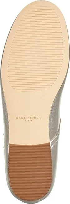 Marc Fisher LTD Espina Women's Flat Shoes Gold Leather : 5 M, Leather/Rubber - Image 3