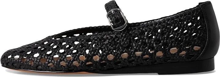 Marc Fisher LTD Evonna Women's Dress Flat Shoes Black Leather : 10 M - Image 6